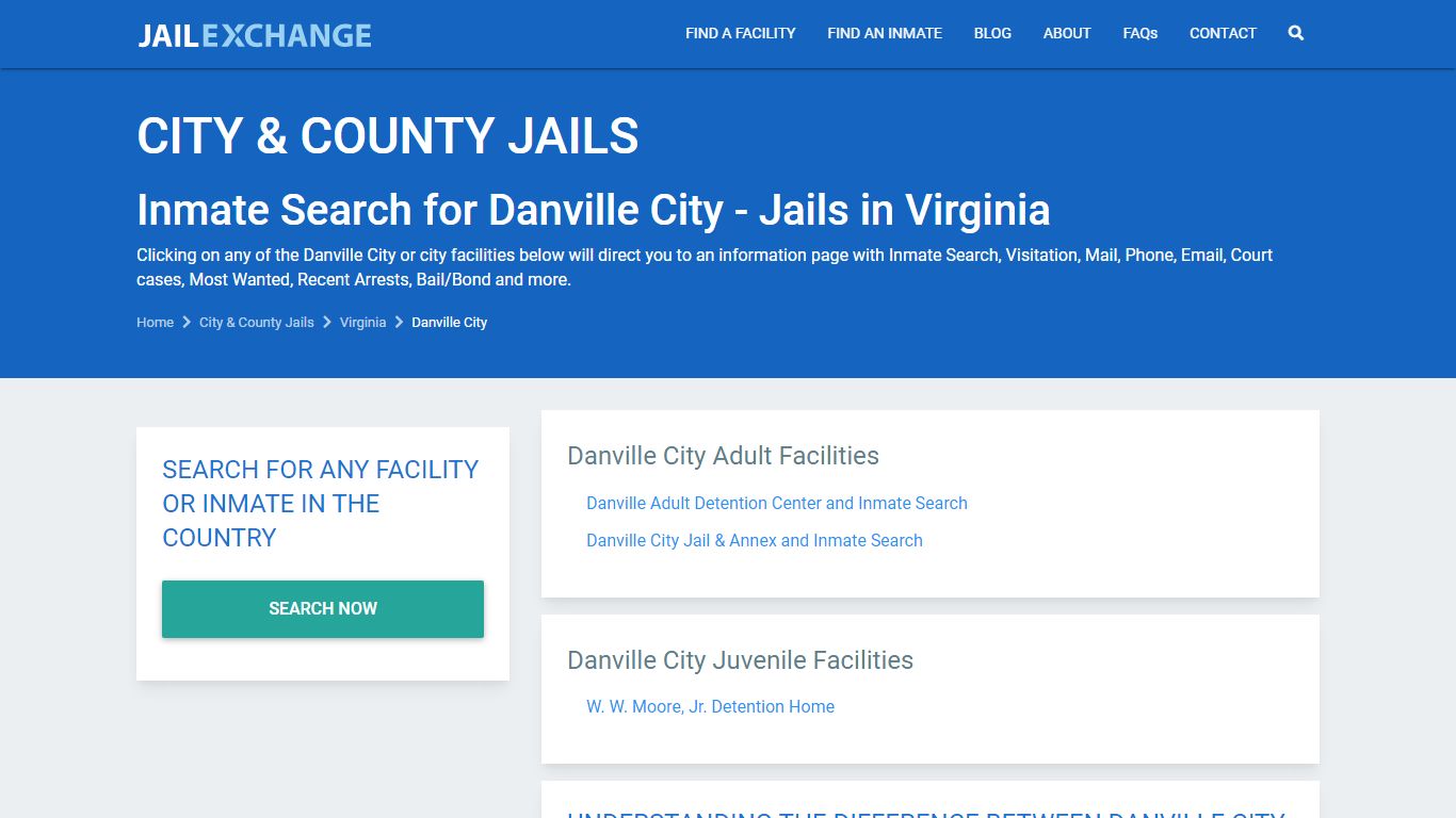Danville city Jail Inmates | Arrests | Mugshots | VA