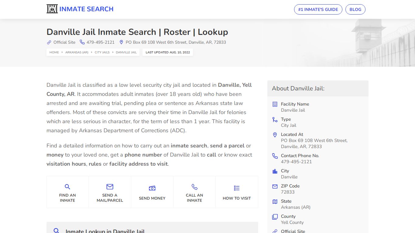 Danville Jail Inmate Search | Roster | Lookup